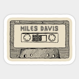 Miles Davis Sticker